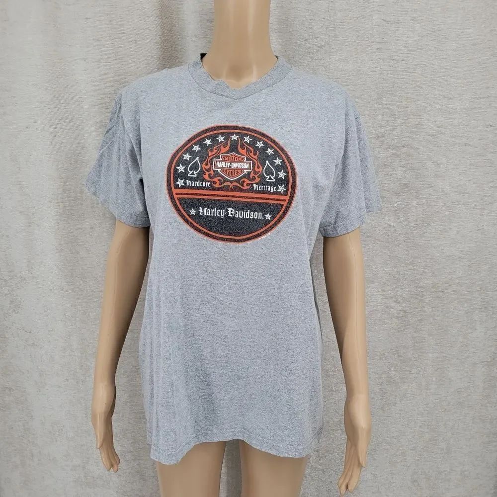 Harley Davidson Medium T-shirt Tee Unisex Jones Harley Davidson 2005 Razorbacks